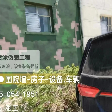 定安数码迷彩漆施工